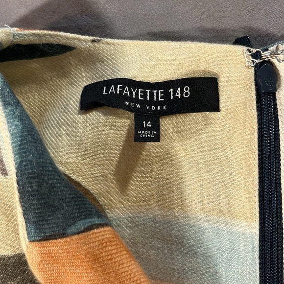 Lafayette 148 New York 100% Linen Dress - Picture 4 of 11